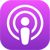 Apple Podcasts Icon Top