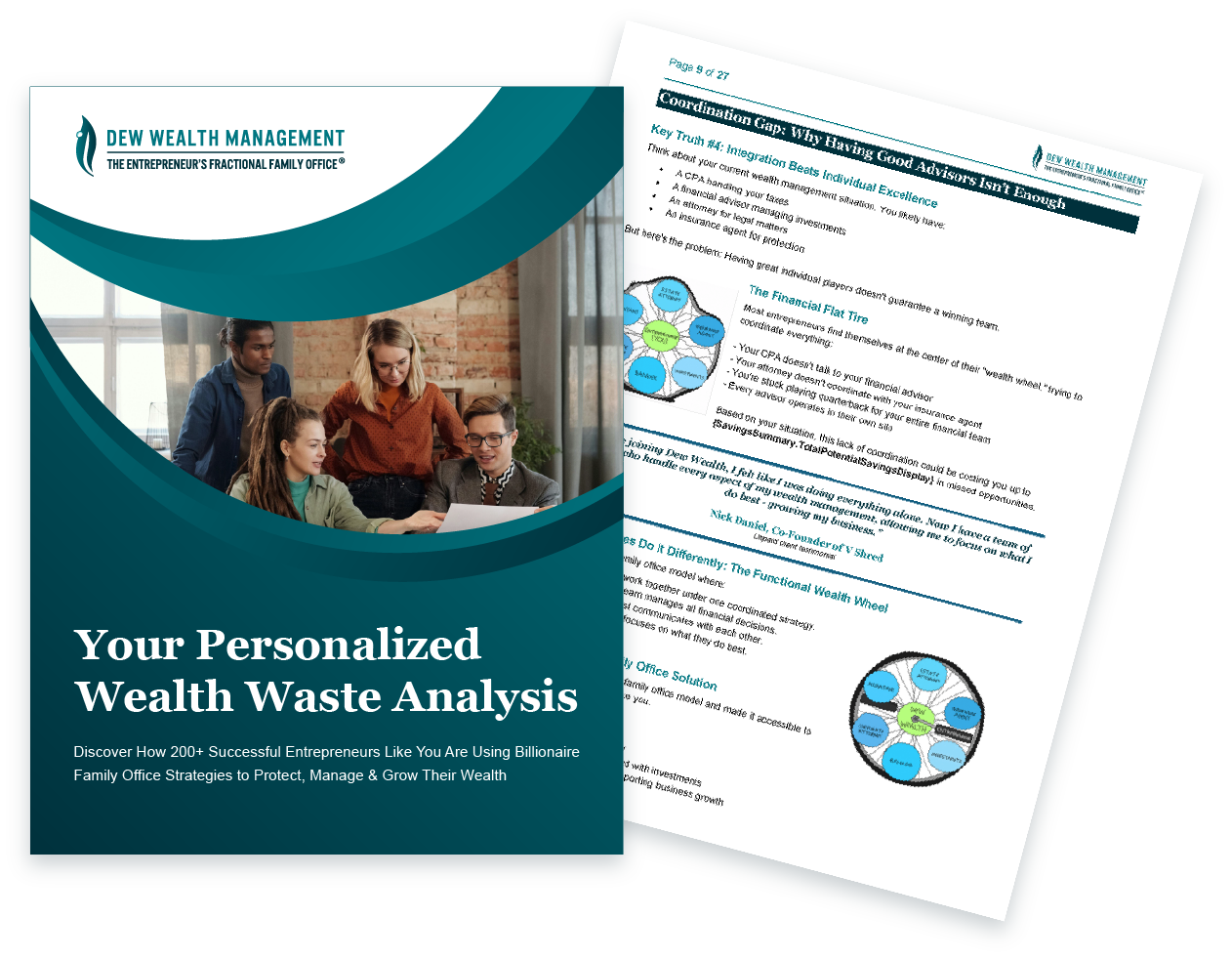 Wealth Waste Analysis - For White Background Wealth Waste Analysis - For White Background
